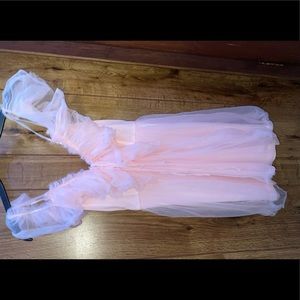 Light pink frilly dress